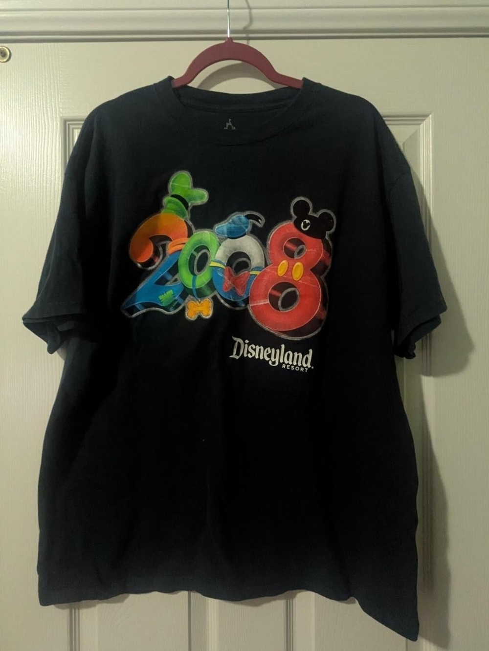 Y2K Black Disneyland Resort 2008 Graphic Tee